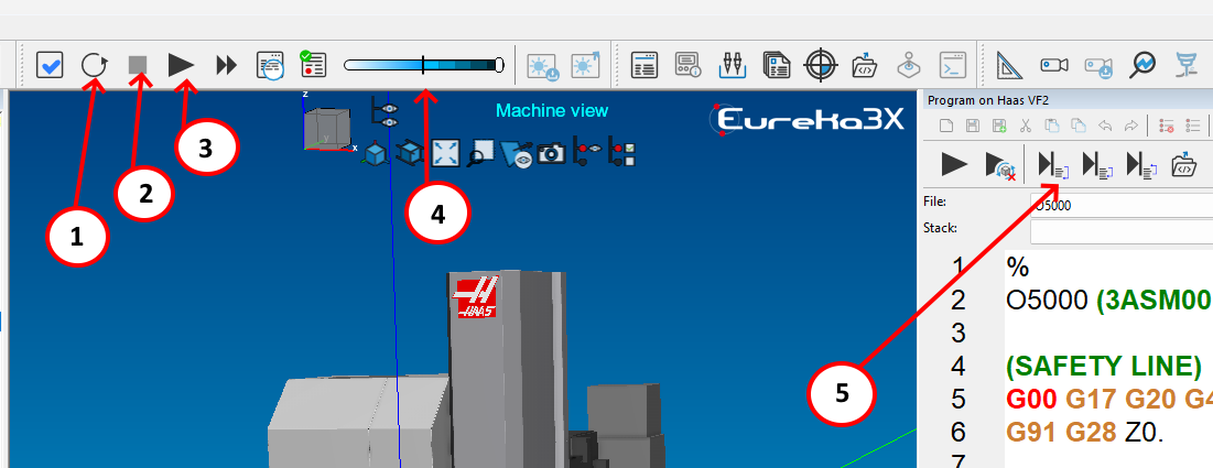 Simulation Toolbar Commands